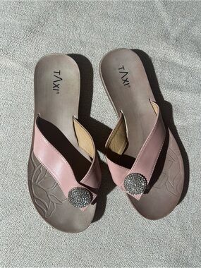 Taxi Embellished Thong Sandals